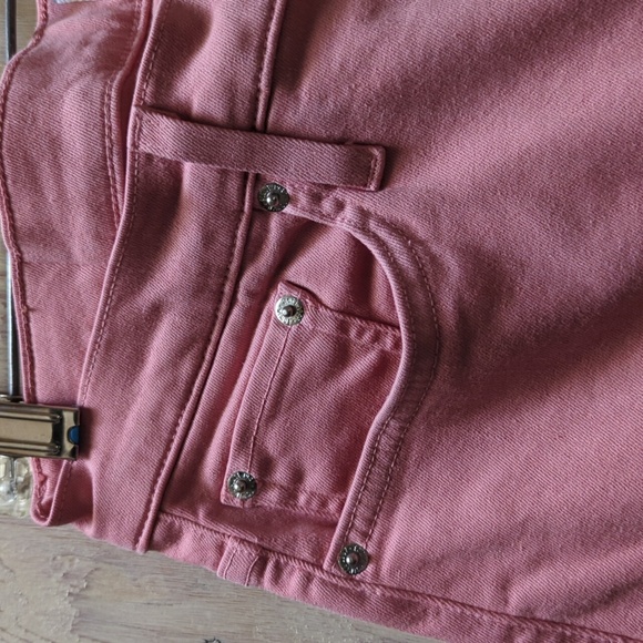 EDWIN Bree Slim Mid Rise Skinny Jeans Petal Pink size 29 - Picture 5 of 8